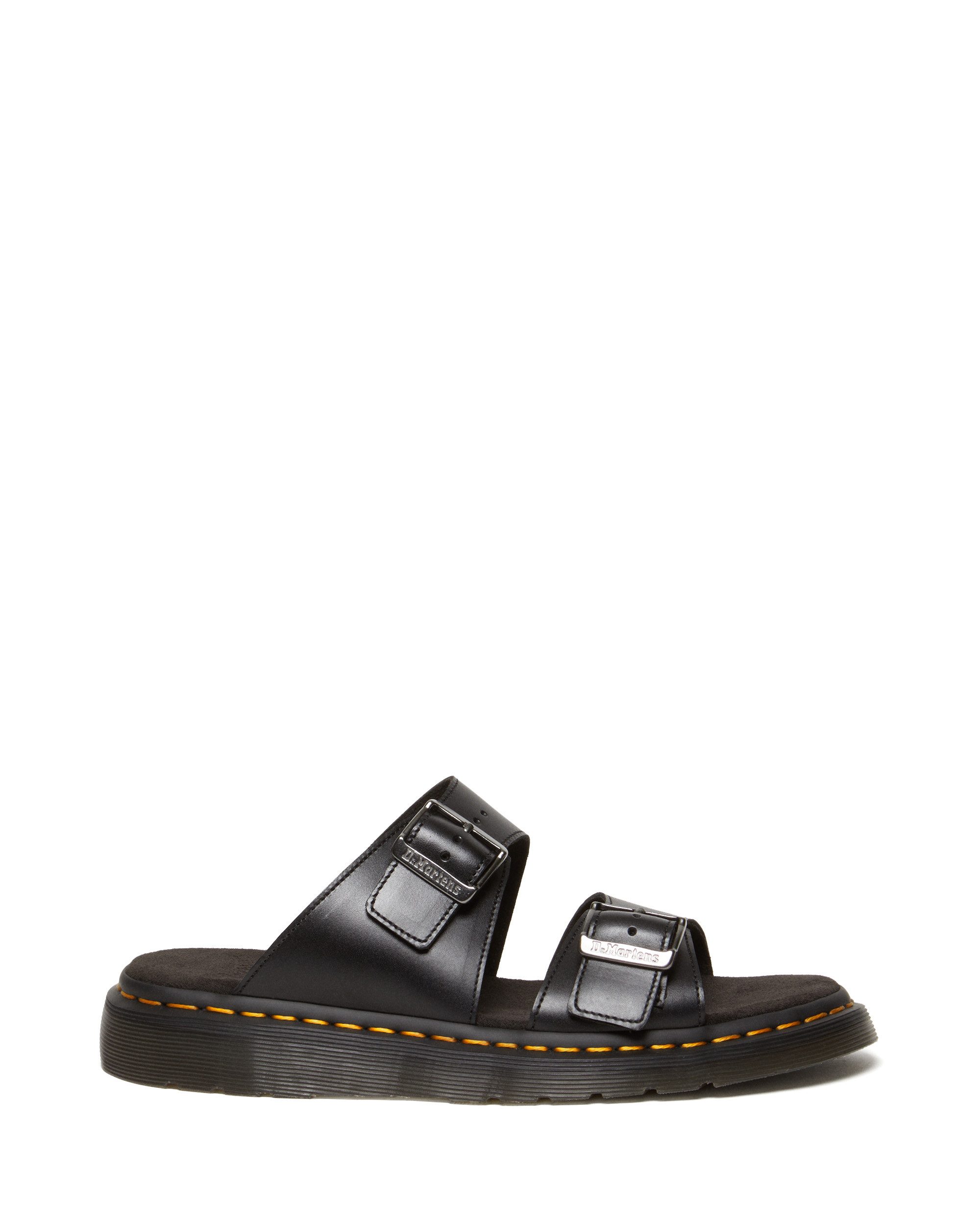 DR. MARTENS Josef Pantolette Sommerschuh, Schlupfschuh mit Logoprägung an den Schnallen, Slide – Bild 4 von 5
