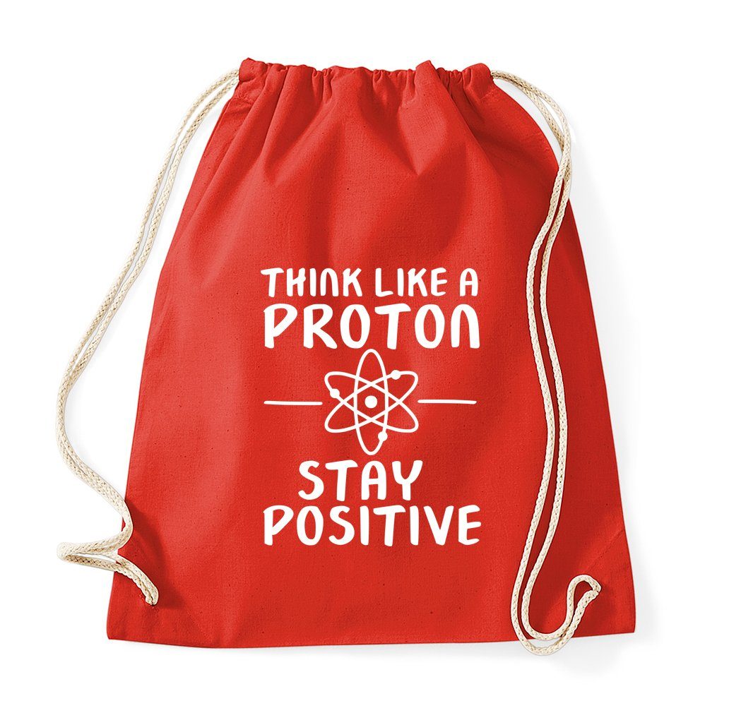 Youth Designz Turnbeutel Proton Baumwoll Tasche Turnbeutel, mit lustigem Print