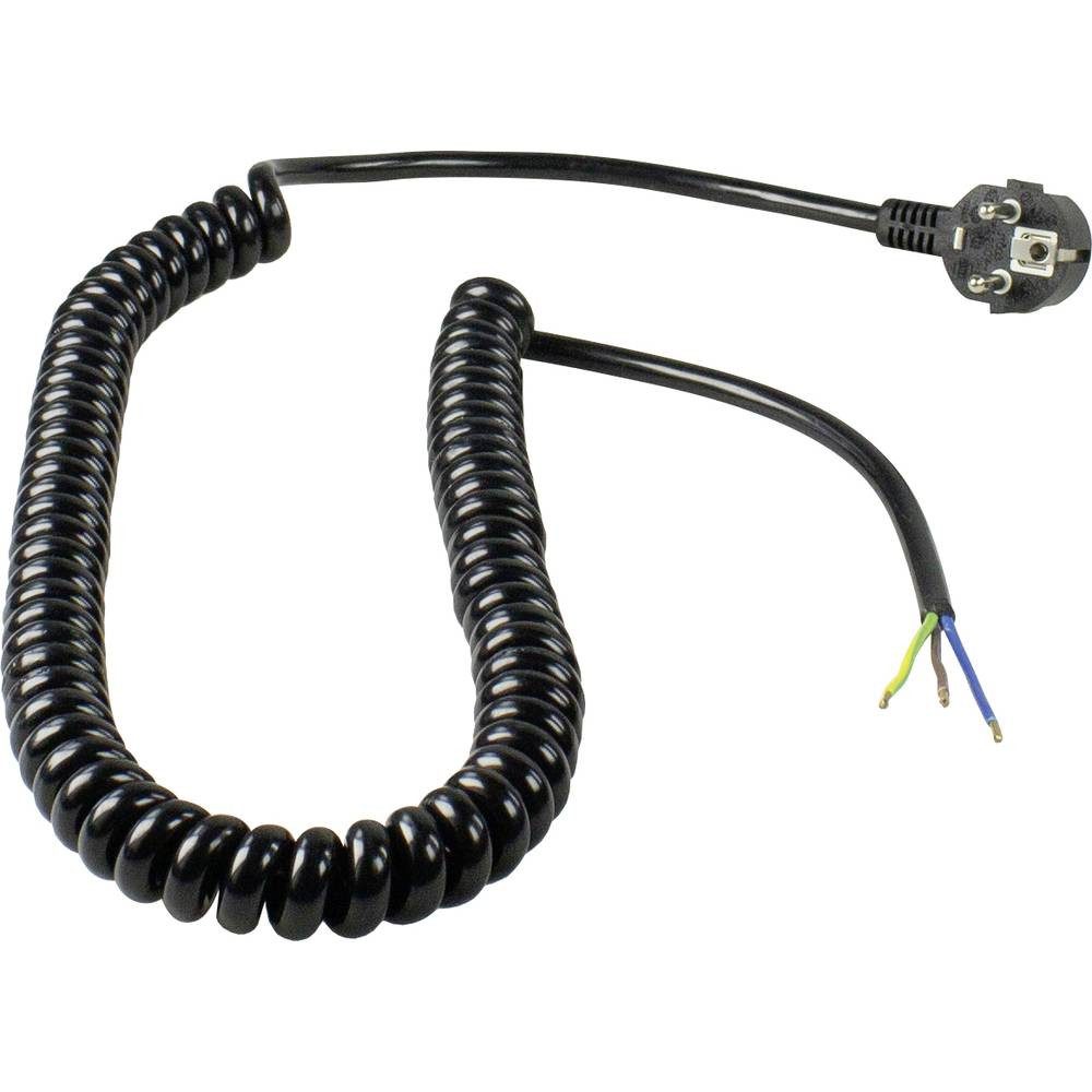 Spiralanschlusskabel 2 - 4 Meter 70428 Stromkabel