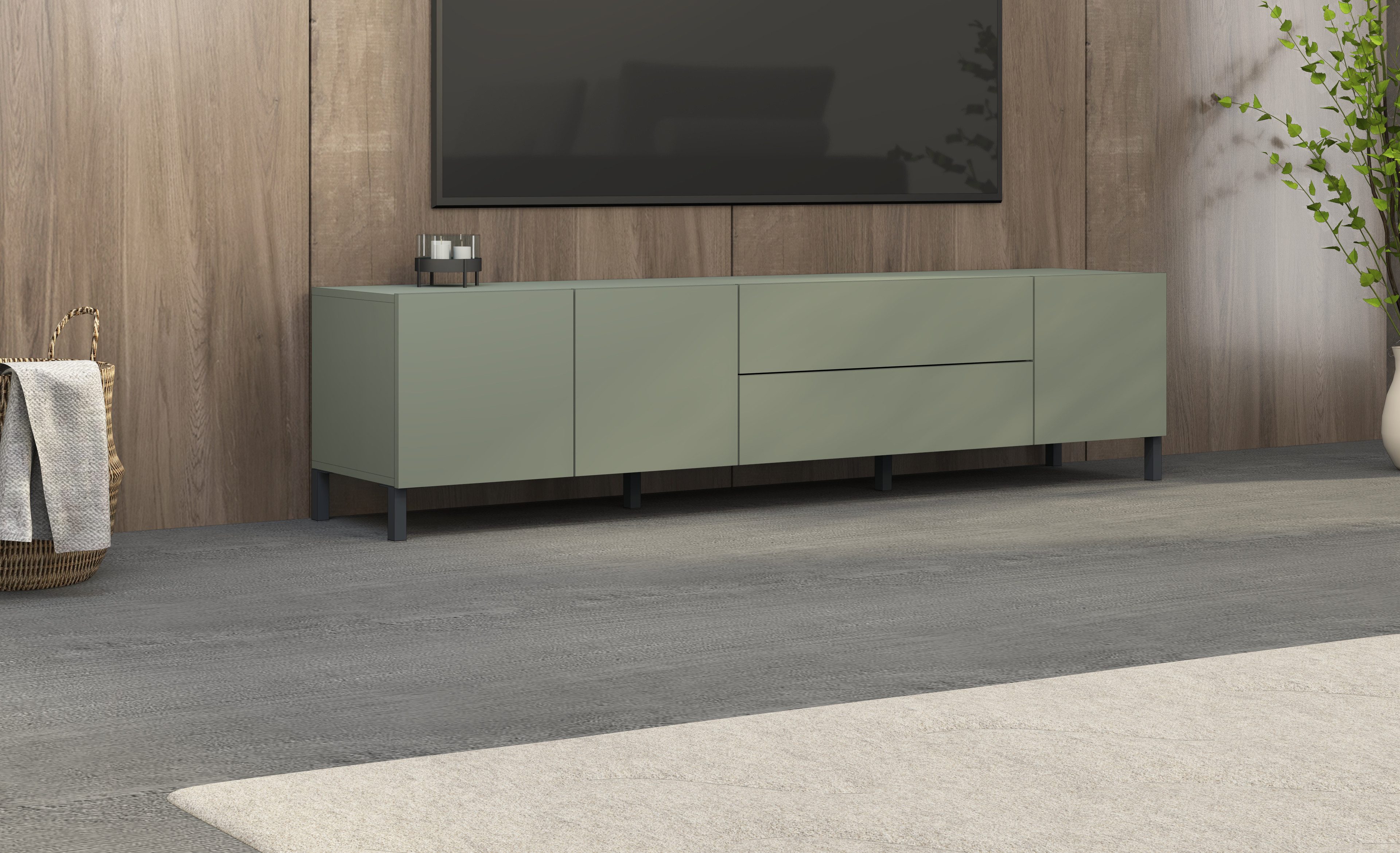 borchardt Möbel Lowboard Pori, Breite 190 günstig online kaufen