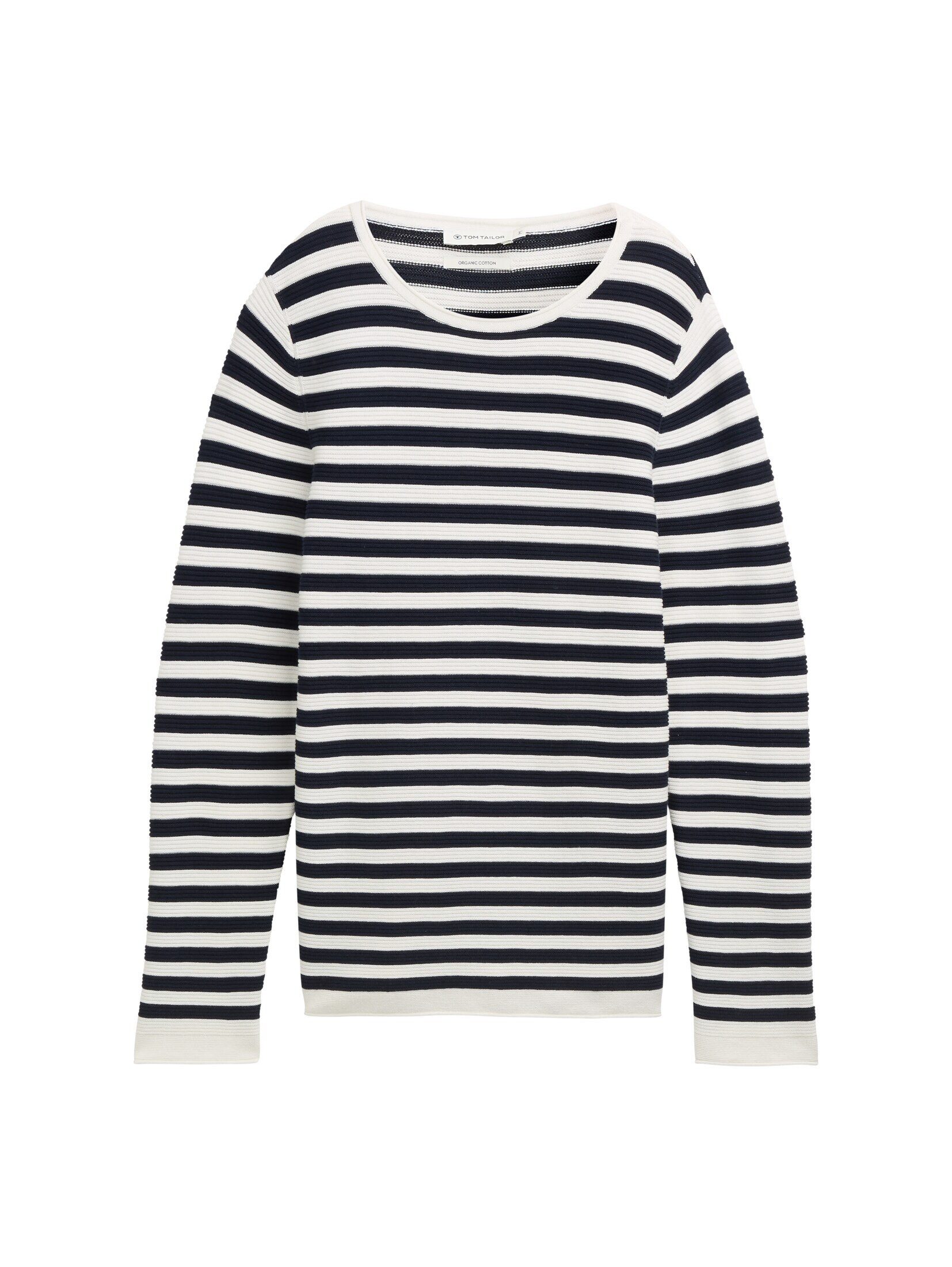 TOM TAILOR Strickpullover Strickpullover aus Bio-Baumwolle günstig online kaufen