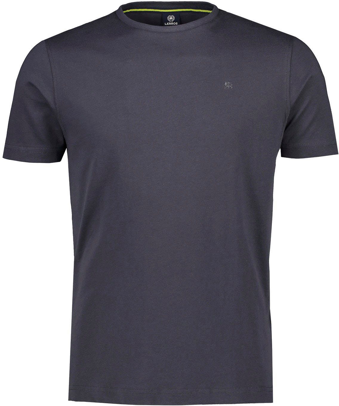 LERROS T-Shirt rock Basic-Look im grey