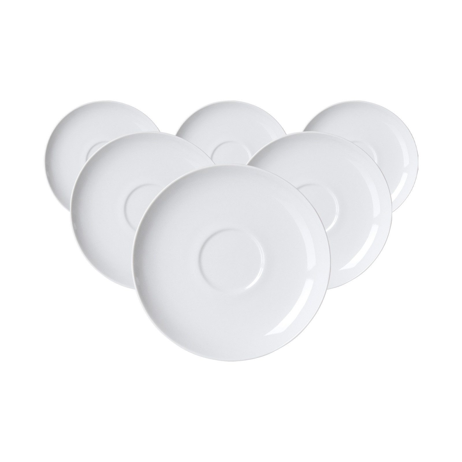 Ritzenhoff & Breker Untertasse Suomi Kaffeeuntertassen ø 15 cm 6er Set, (6 St)