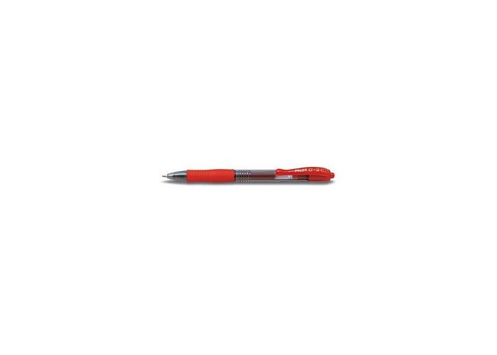 PILOT Gelschreiber Geltintenroller G2-10 Klassik Strichstärke: 0 6 mm Schreibfarbe: rot