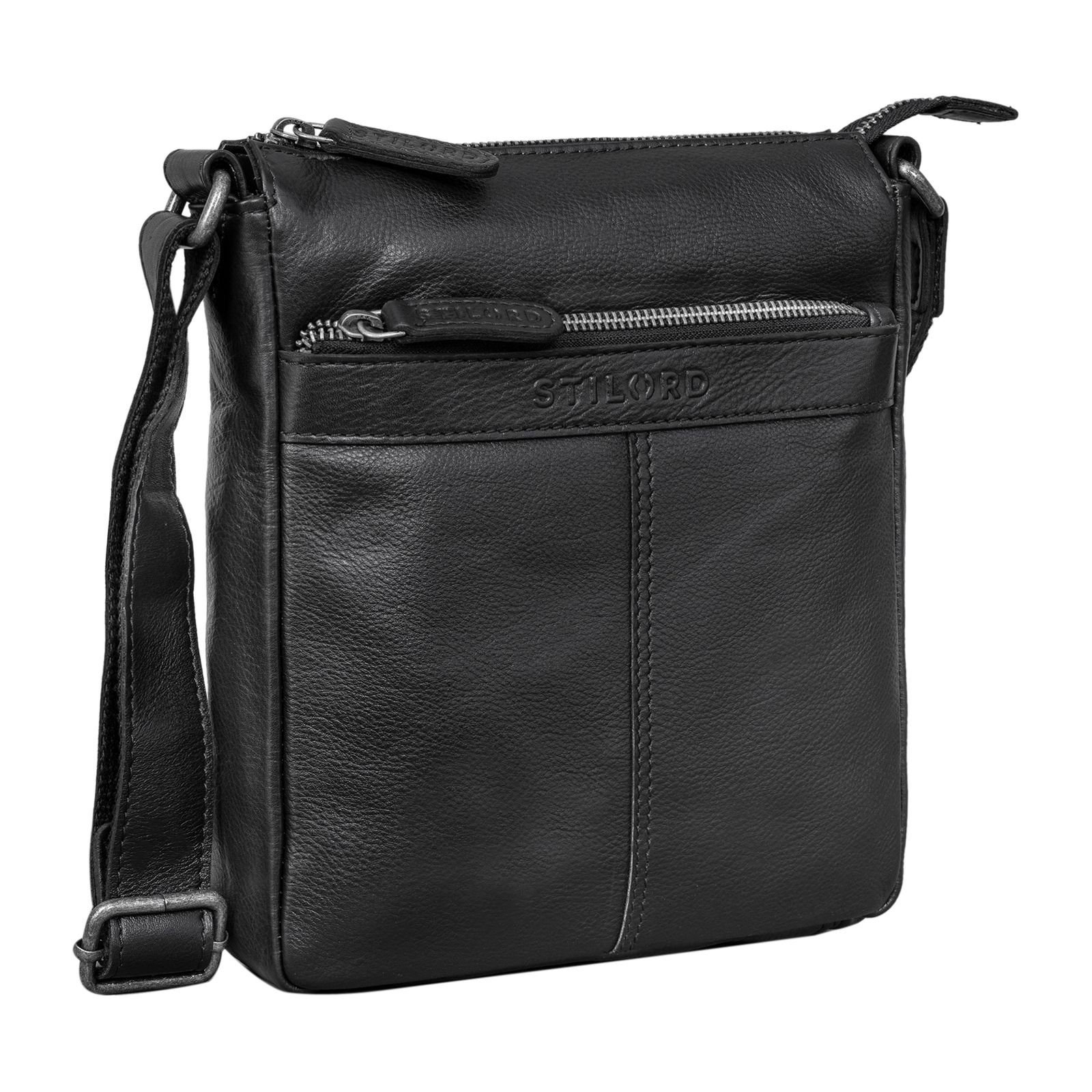 Schultertasche "Aspen" Kleine Vintage Umhängetasche Leder