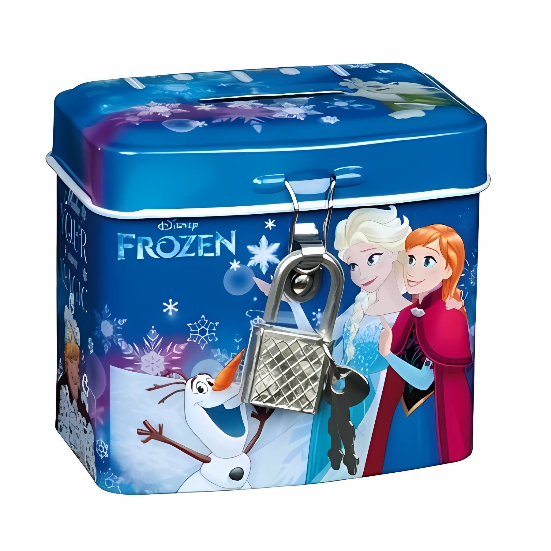 Disney Frozen Spardose Geldkasette mit Schloss – kleine Geldkassette für Ki günstig online kaufen