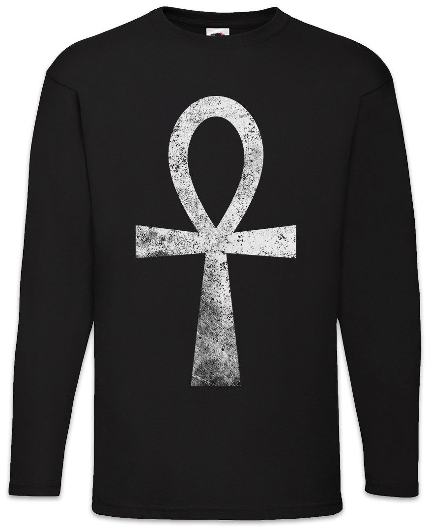 Langarmshirt Anch III Langarm T-Shirt Ankh Henkelkreuz Lebensschleife Nilschleife