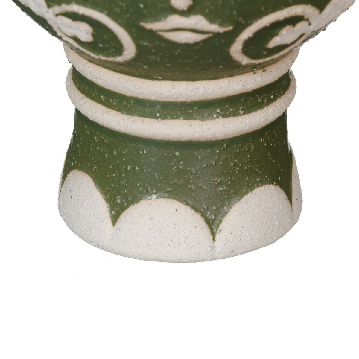 Bigbuy Blumenkasten Blumentopf aus grün 19 22 cm x x Keramik 19