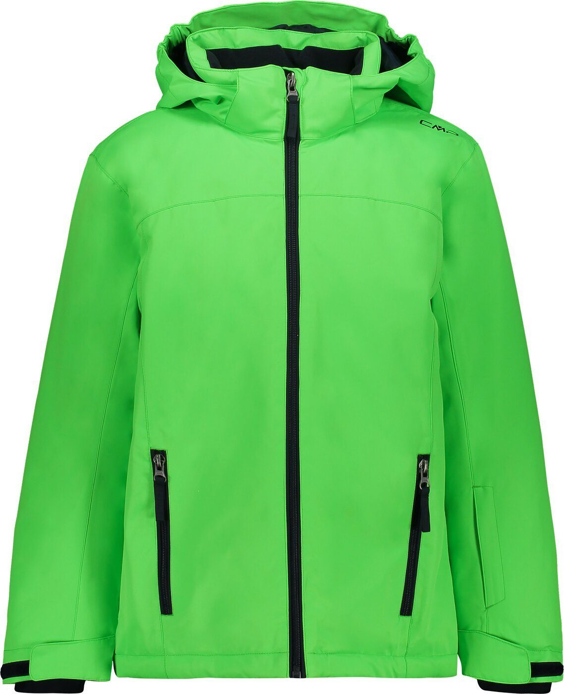 CMP Skijacke KID JACKET SNAPS HOOD E102 VERDE FLUO