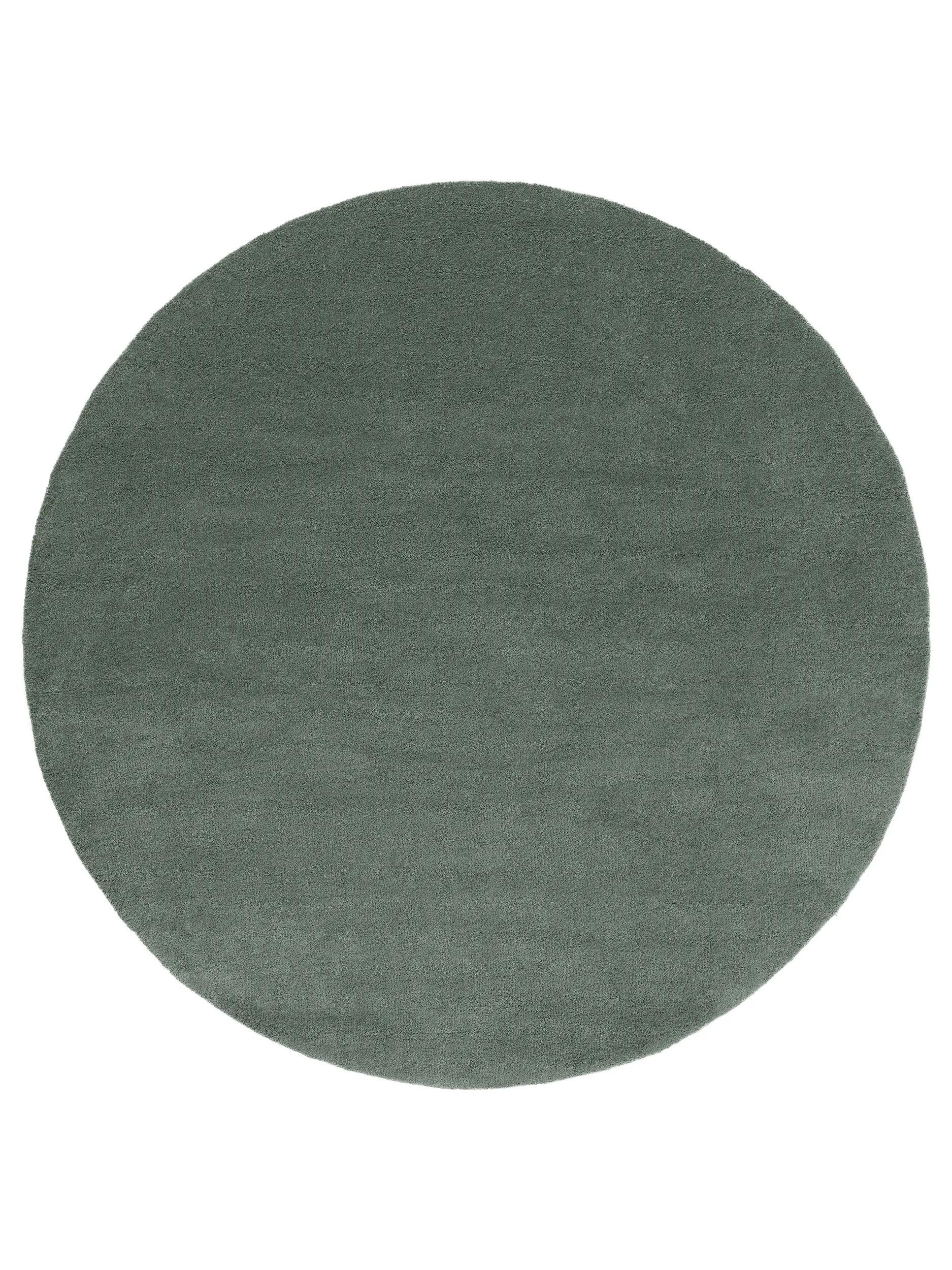 benuta Wollteppich Bent, rund, Höhe: 6 mm, Teppich Wohnzimmer, Schlafzimmer, Esszimmer, Flur, Kunstfaser, Cozy