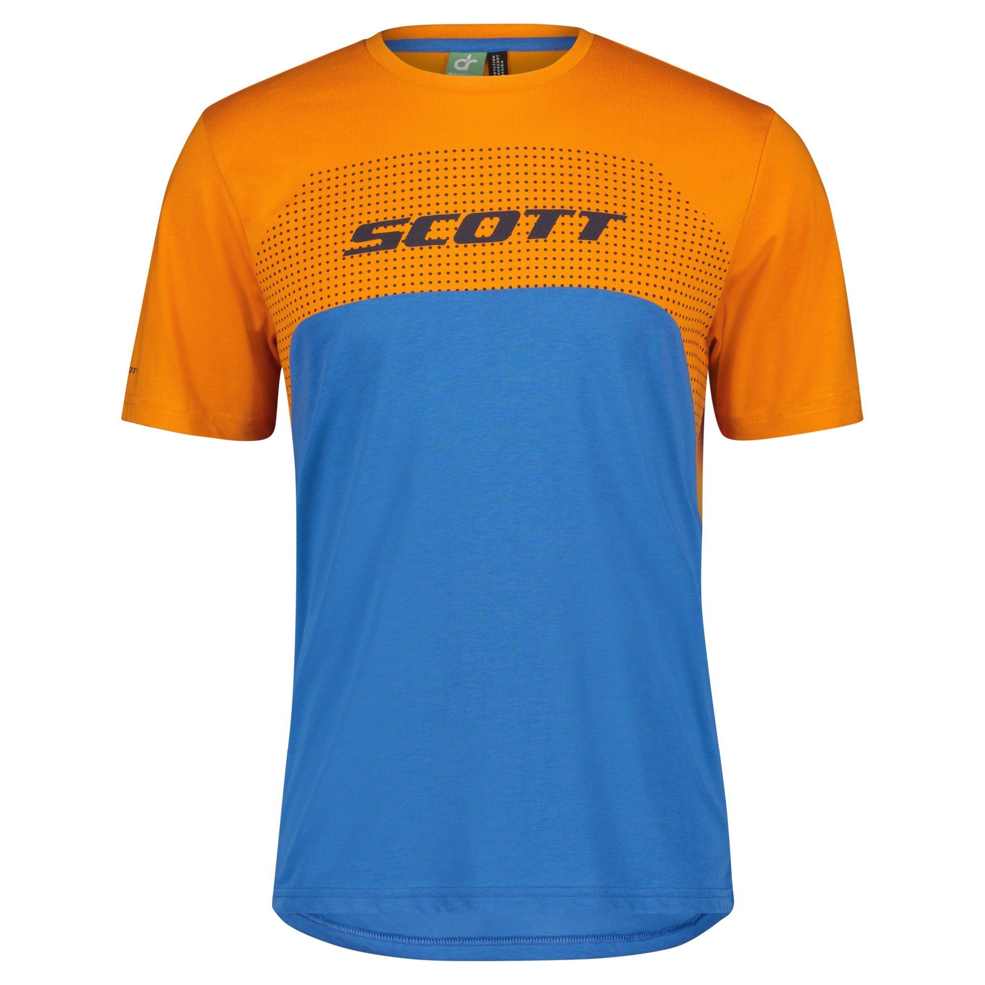 Flow Trail Scott SS Fahrradshirt kupfer/blau DRI Scott Herren Radtrikot