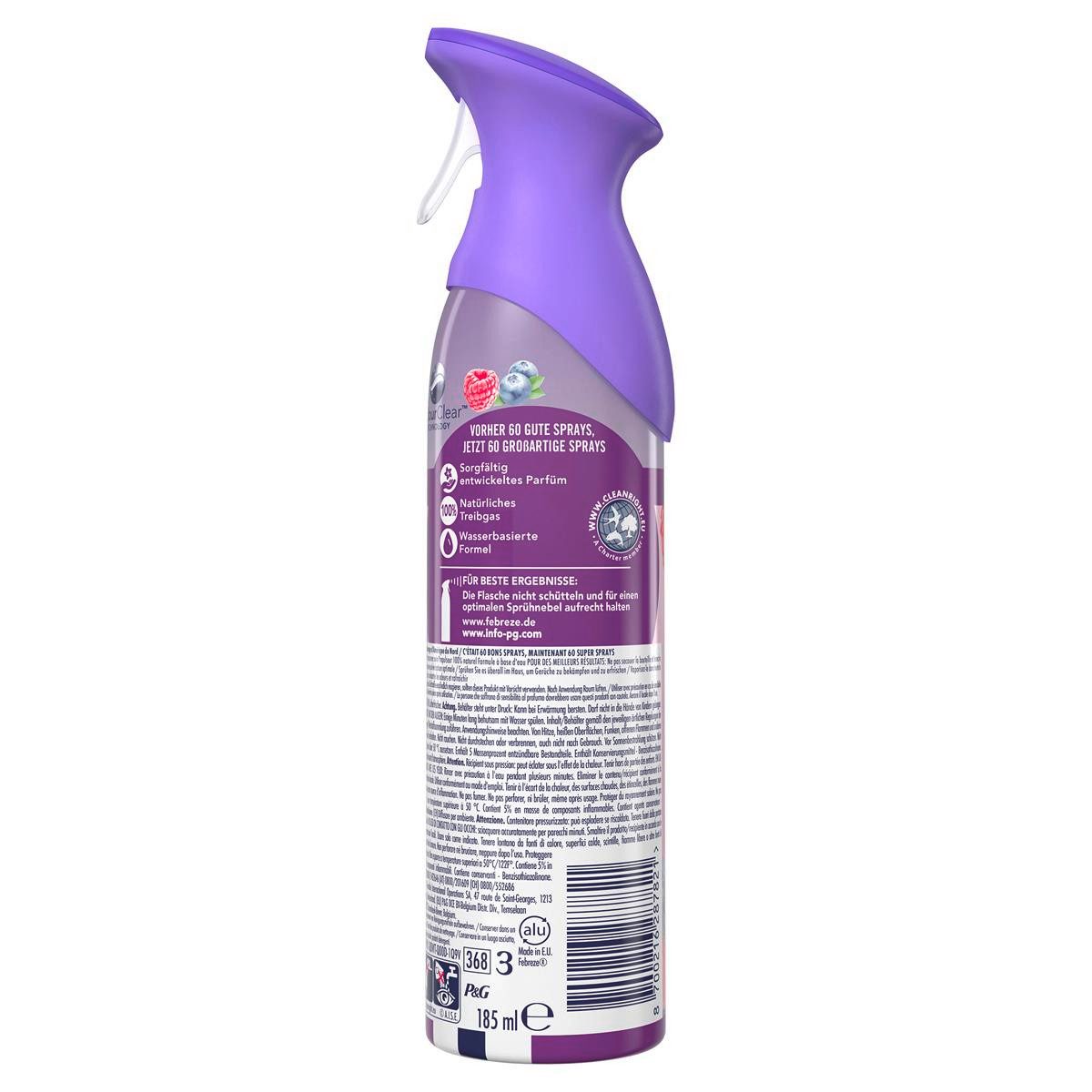 Febreze Raumduft Febreze Lufterfrischer Nordamerika Wildbeere 185ml - Raumduft (1er Pac