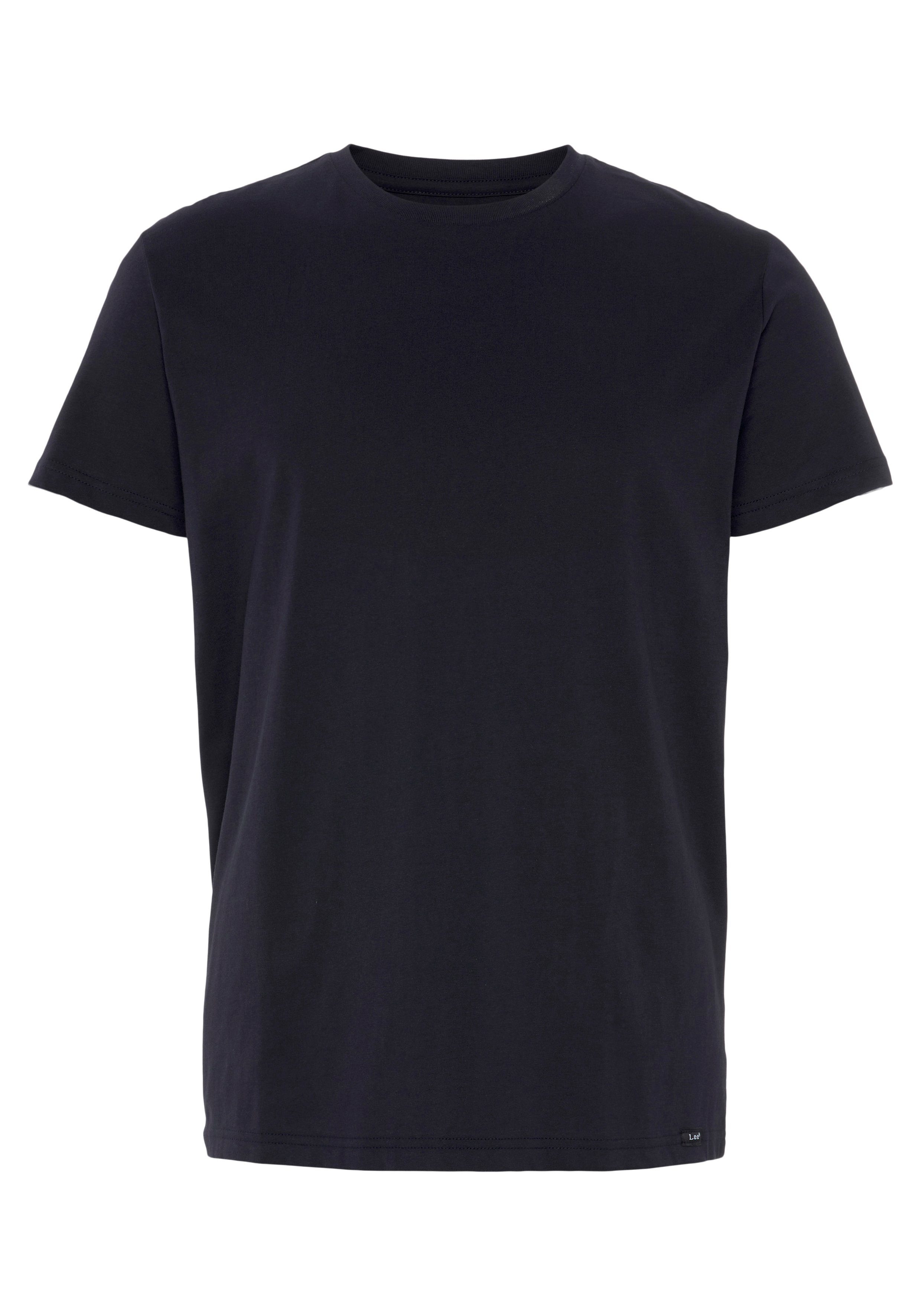 Lee® T-Shirt (Set, 2-tlg) / grau-meliert navy