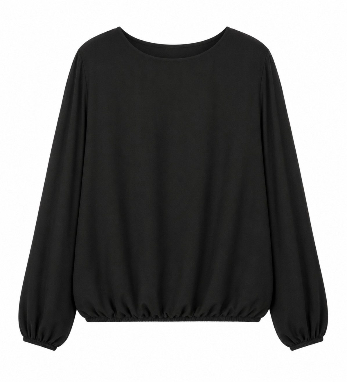 ITALY VIBES Langarmbluse - Elegante Schlupfbluse in verschiedenen Farben für Damen ONE SIZE - passend für Größen S bis L