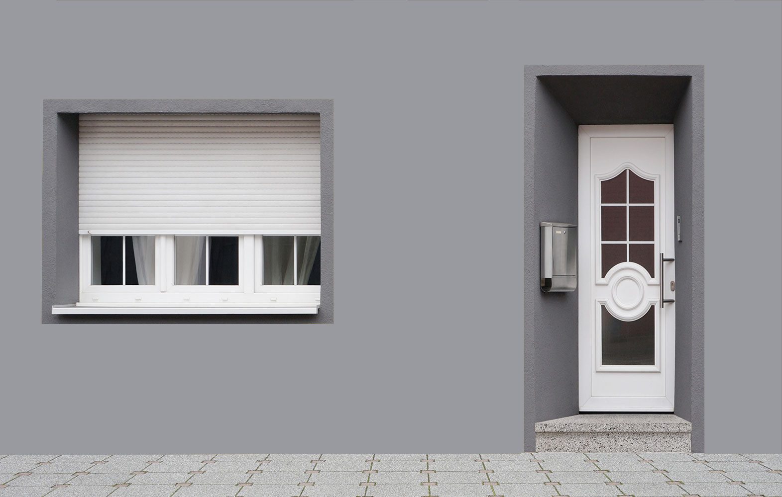 RyFo Colors Fassadenfarbe Silikonharz Fassadenfarbe Grautöne, 1 L ca. 6 m², Wasserabweisend, diffusionsfähig, schützt vor Schmutz, UV-beständig