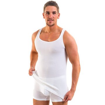 HERMKO Unterhemd 3018 2er Pack Herren Unterhemd Doppelripp aus 100% Bio-Baumwolle