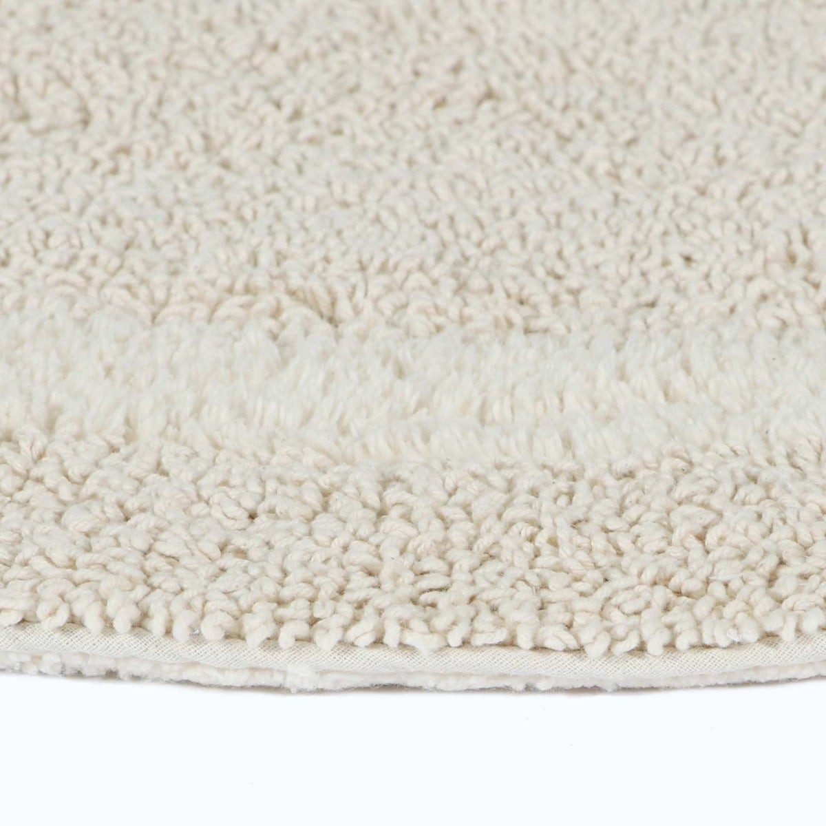 Homescapes Badematte WC-Vorleger creme 50x55 cm aus 100% Baumwolle, Höhe 20 mm, Baumwolle, rechteckig, 50 x 55 cm – Bild 4 von 5