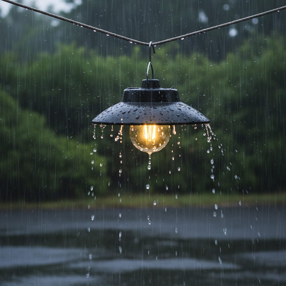 LUXULA LED Solarleuchte LUXULA LED Solar-Hängeleuchte 200 lm warmweiß schwarz, Warmweiß