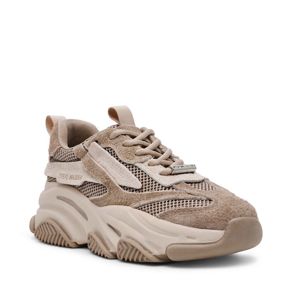 STEVE MADDEN Steve Madden - Sneaker - Beige Schnürschuh günstig online kaufen