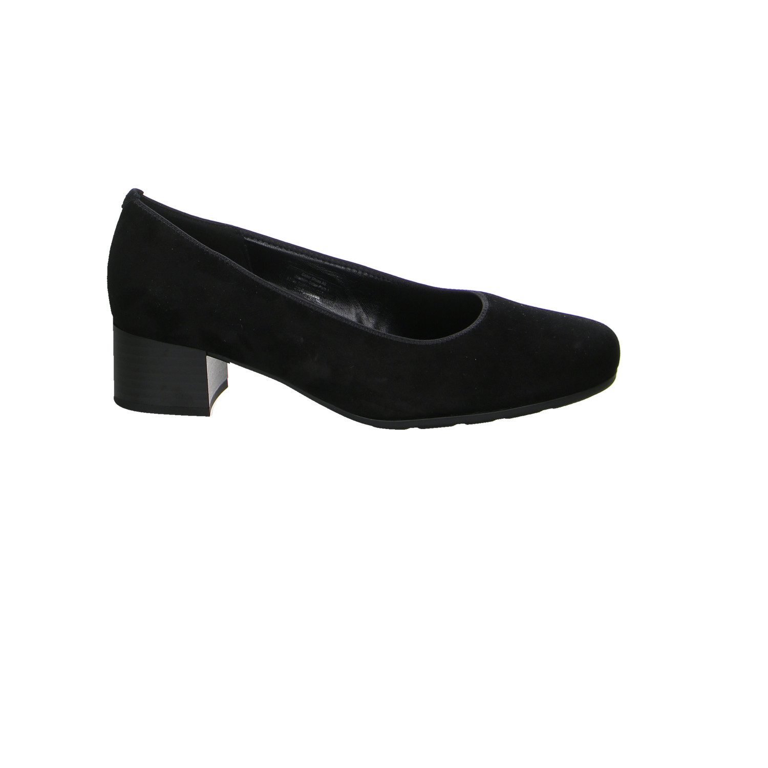Gabor Comfort Gabor Fashion Velour Pumps mittlerer Absatz schwarz Pumps