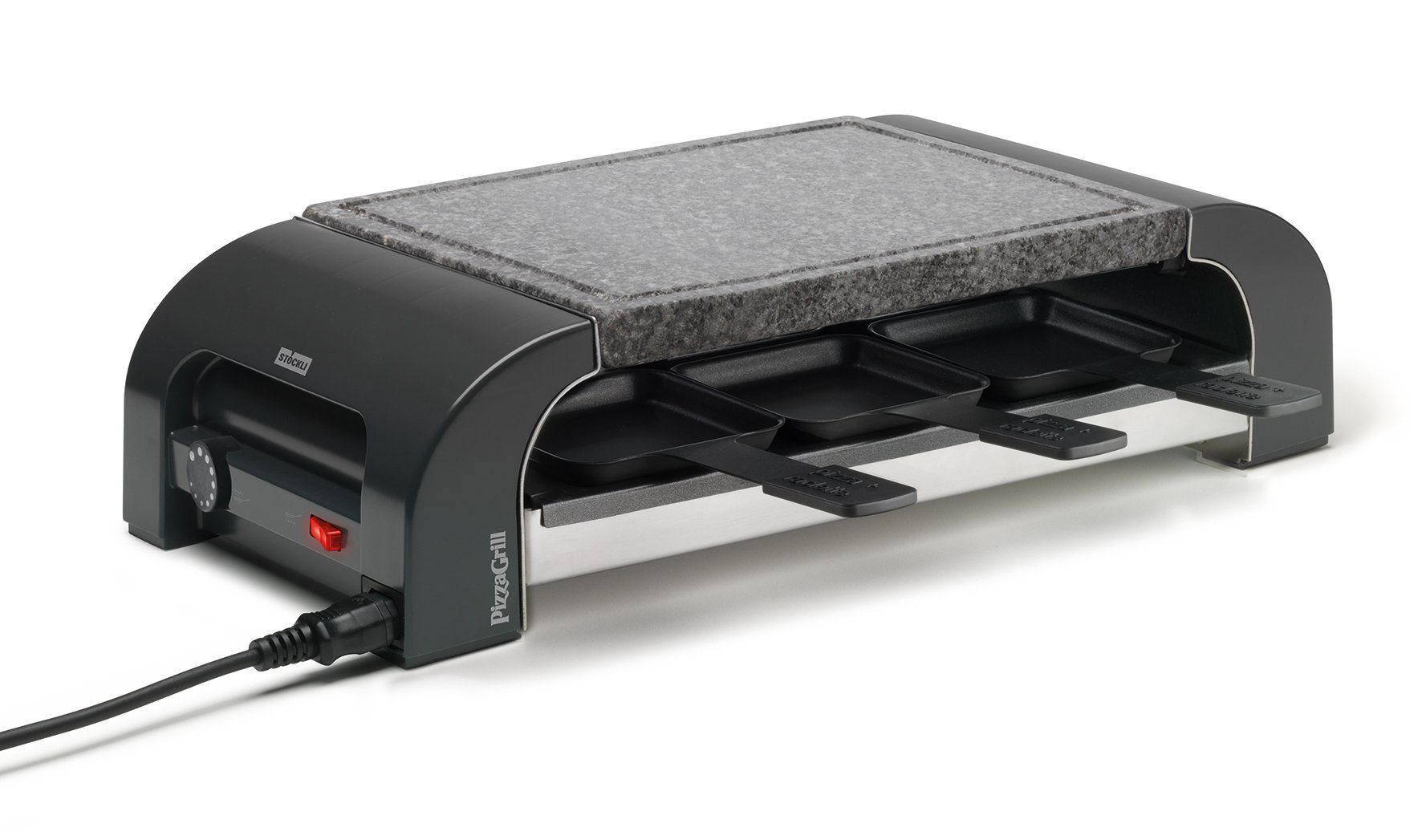 Stöckli Raclette Stöckli Raclette PizzaGrill for6 Hotstone - für 6 Personen