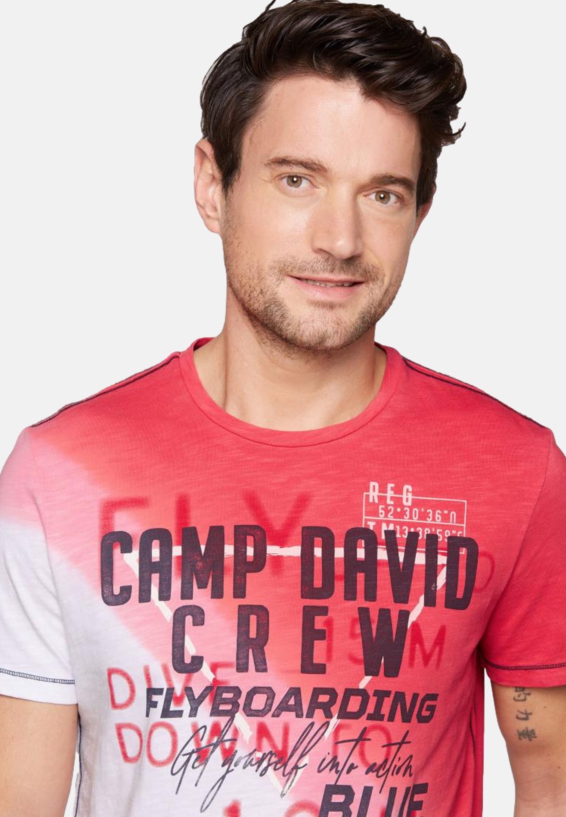 CAMP DAVID T-Shirt T-Shirt Kurzarmshirt (1-tlg., 1)