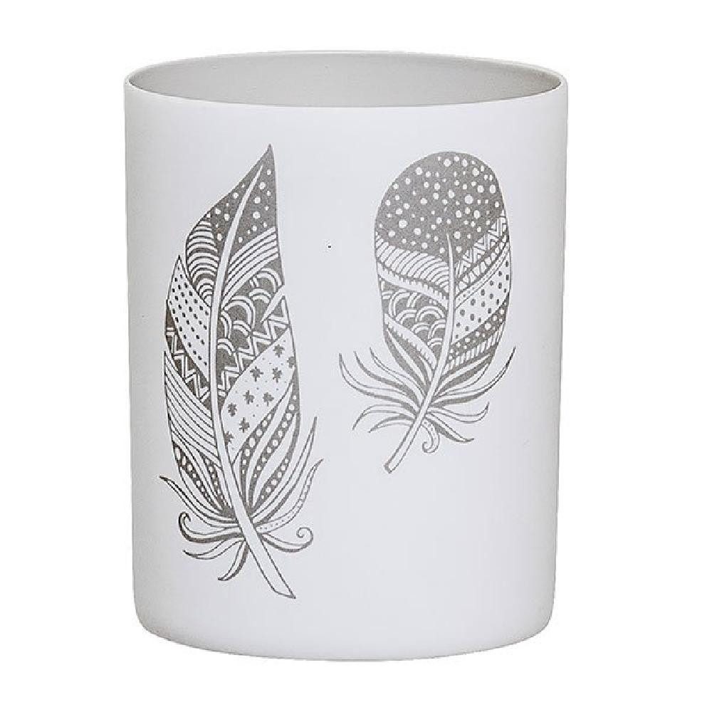 Bloomingville Kerzenhalter Teelichthalter Zwei Federn