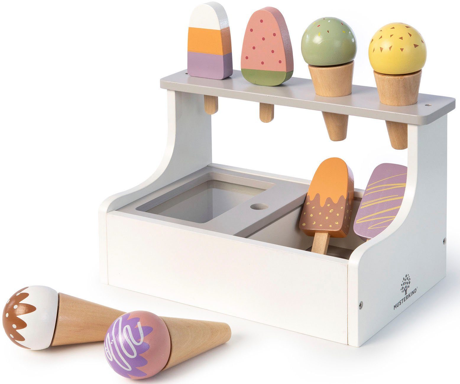 MUSTERKIND® Kaufladensortiment Eisdiele Cocos, FSC® - schützt Wald