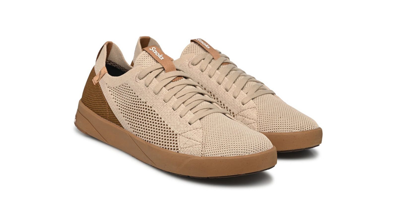 SAOLA Cannon Knit 2.0 cashew/braun Herren Sneaker
