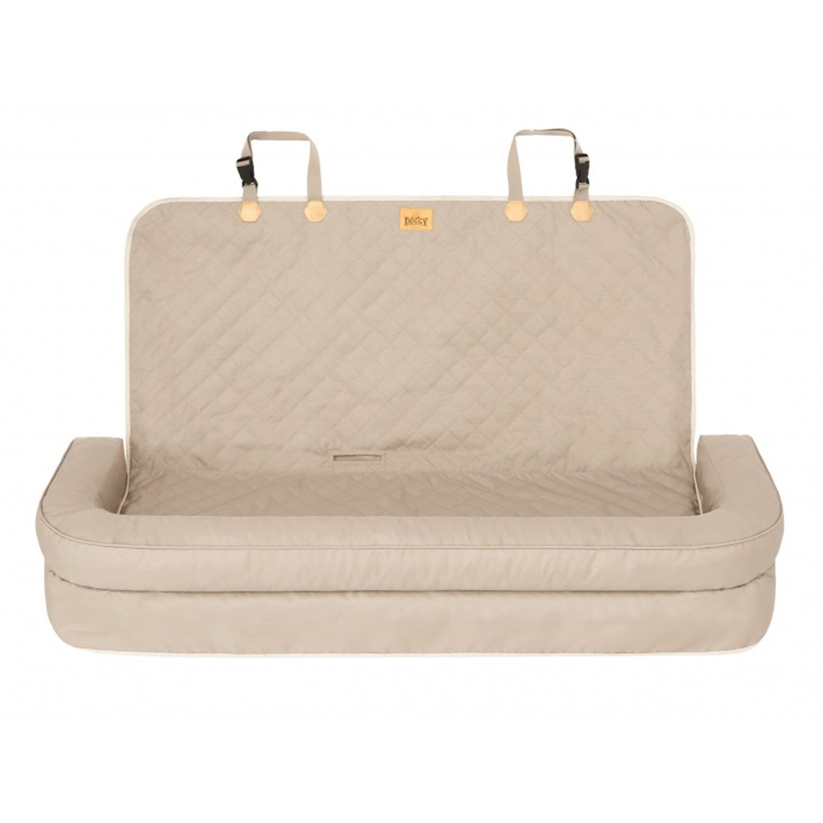Hobbydog Tier-Autobett HOBBYDOG Kofferraum-Hundebett BACK 133x45x57 cm mit Sicherheitsgurten, Sicherheitsgurte, Oxford, schnelle Montage, Kofferraumschutz