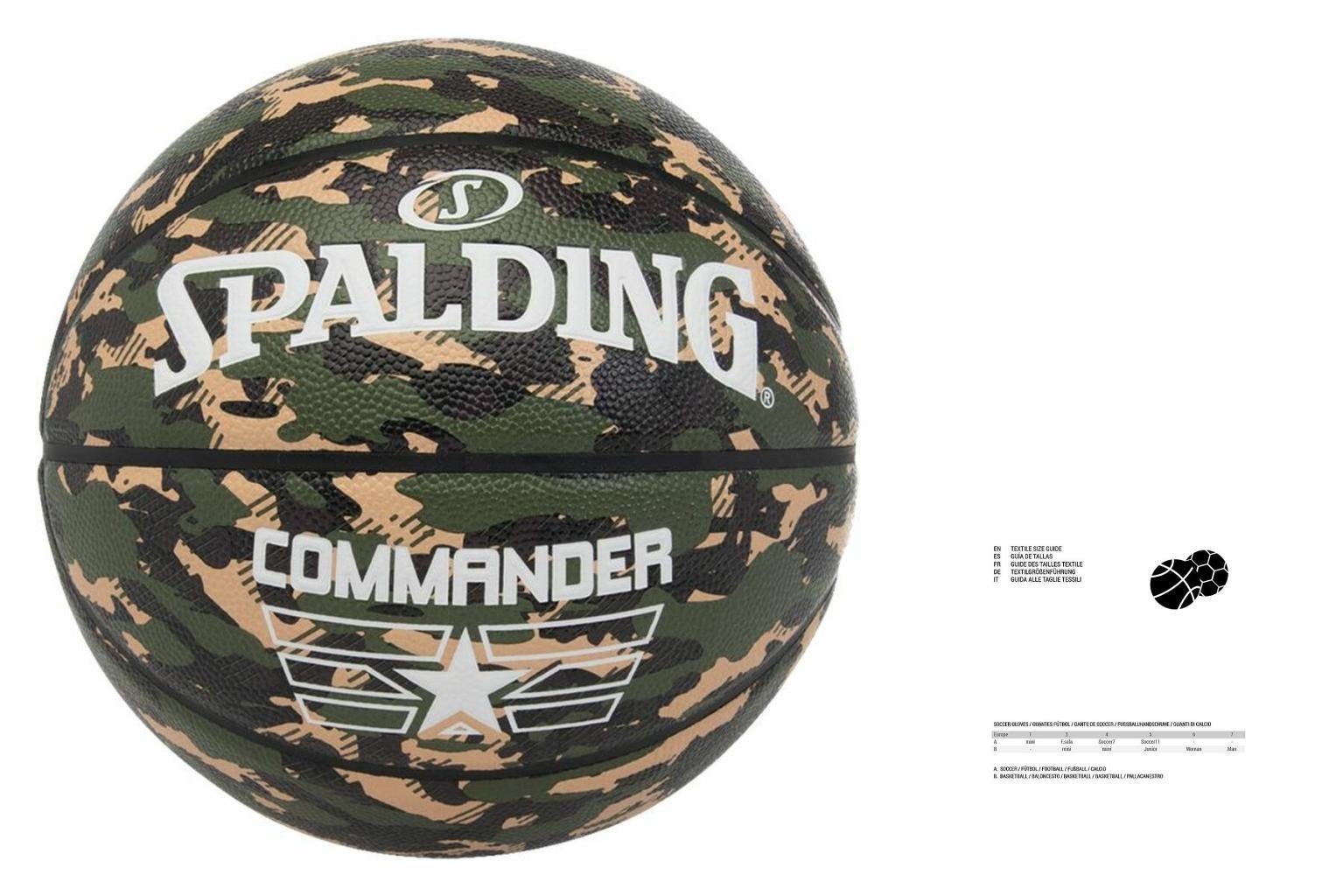 Spalding Basketball Basketball Spalding grün 7 Camo Commander