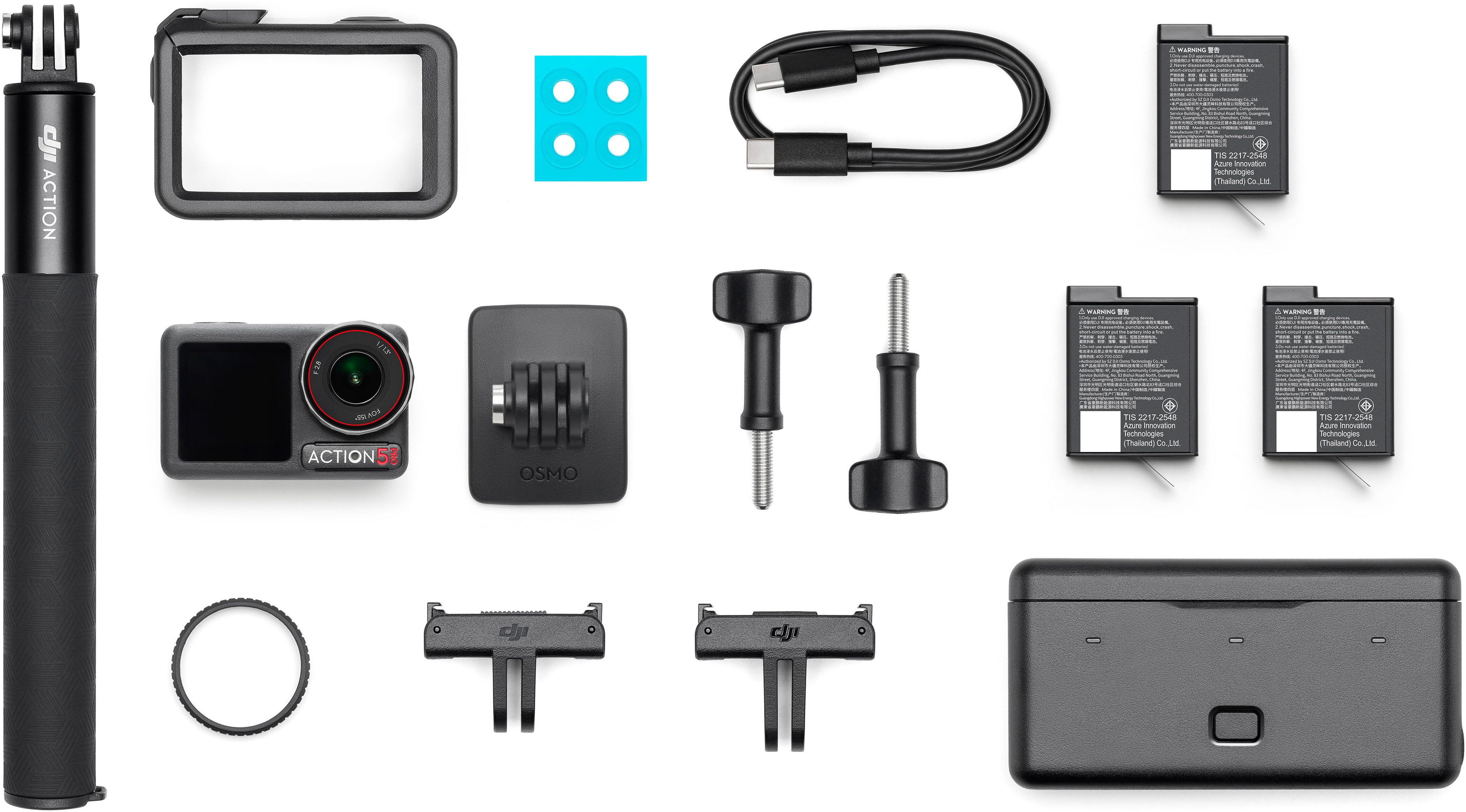 DJI Osmo Action 5 Pro Adventure Combo Action Cam (4K Ultra HD, Bluetooth, WLAN (Wi-Fi)