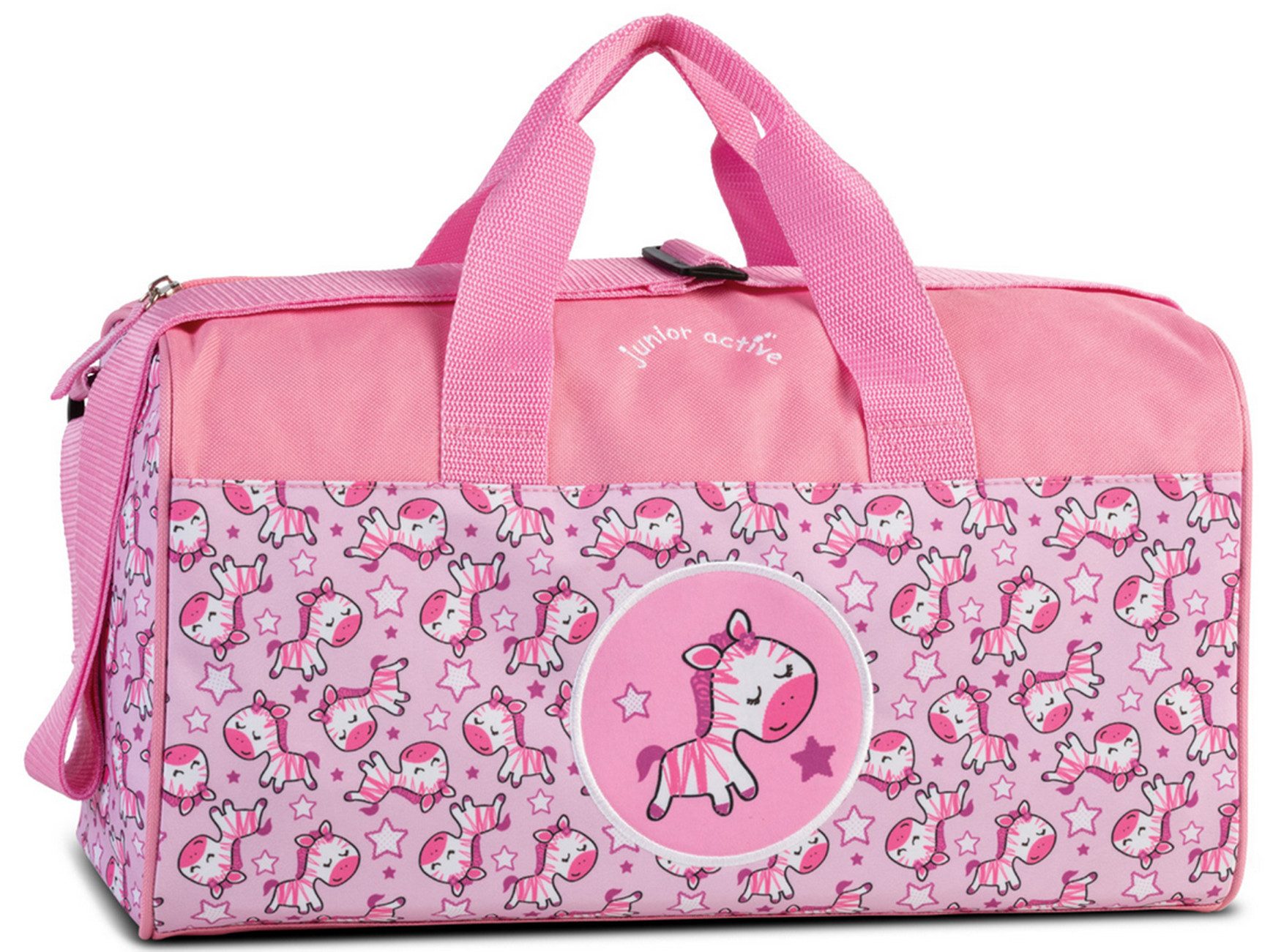 Ebaxx Sporttasche Kinder Sport Reise Tasche Jungen Mädchen Dino Hund Katze Löwe Auto