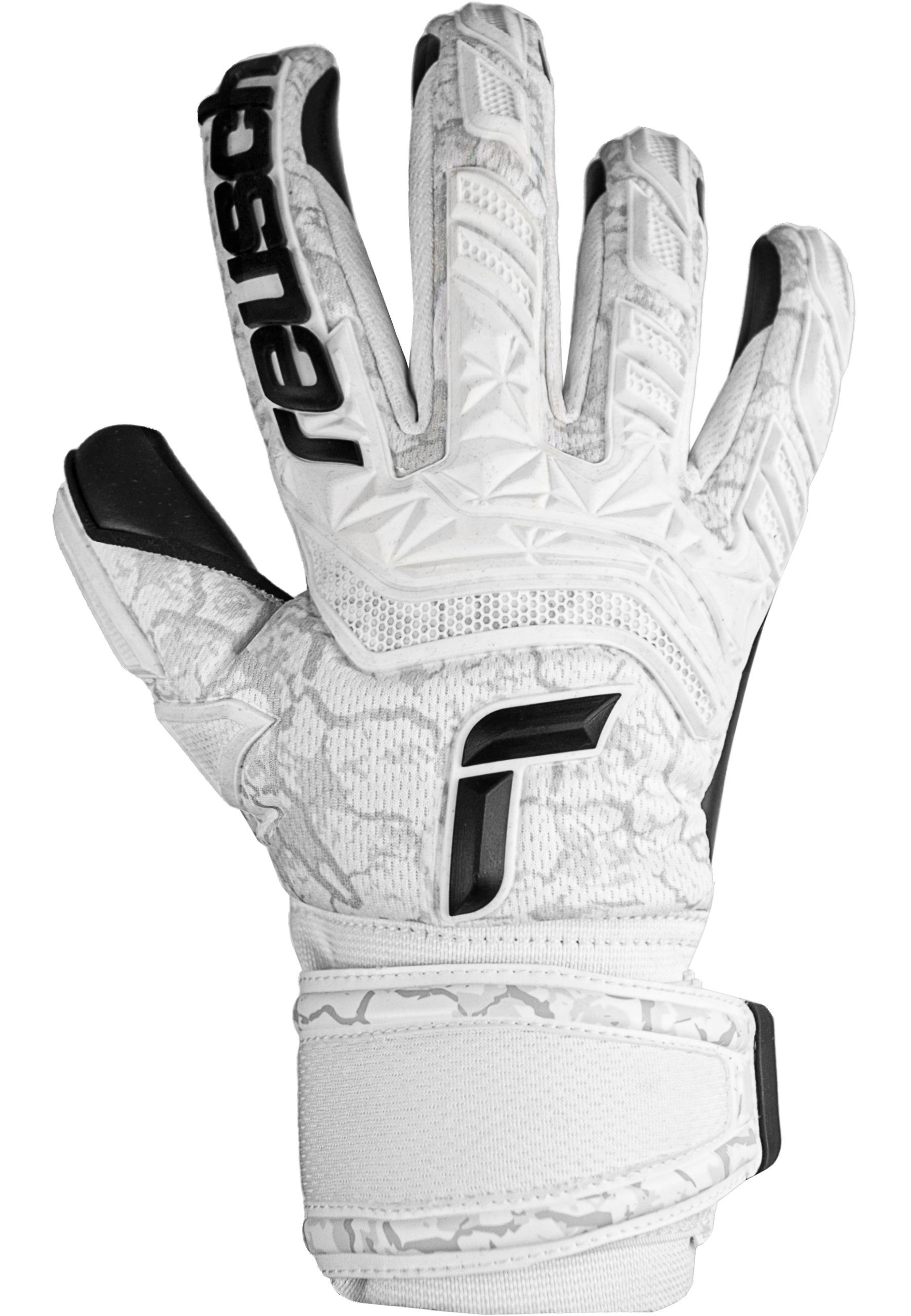 mit Infinity Belag und Attrakt Grip Reusch Freegel Schnitt Infinity Innennaht Torwarthandschuhe