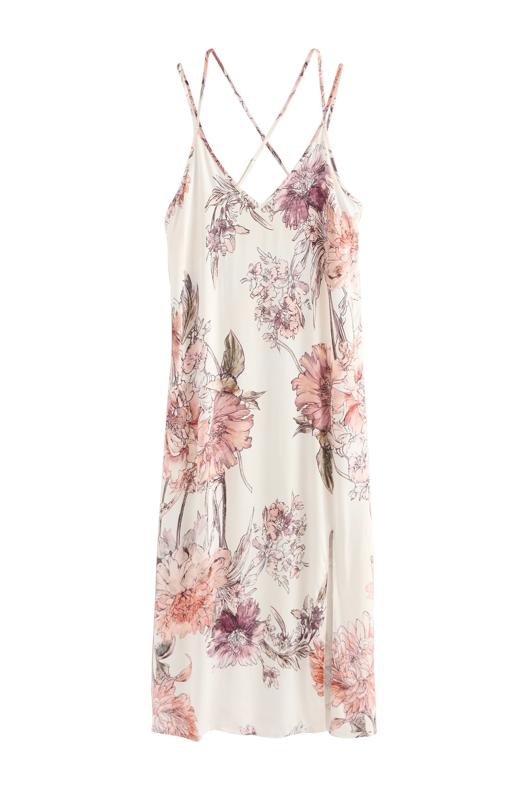 Next Nachthemd Leichtes Negligee mit Blumenmuster (1-tlg)