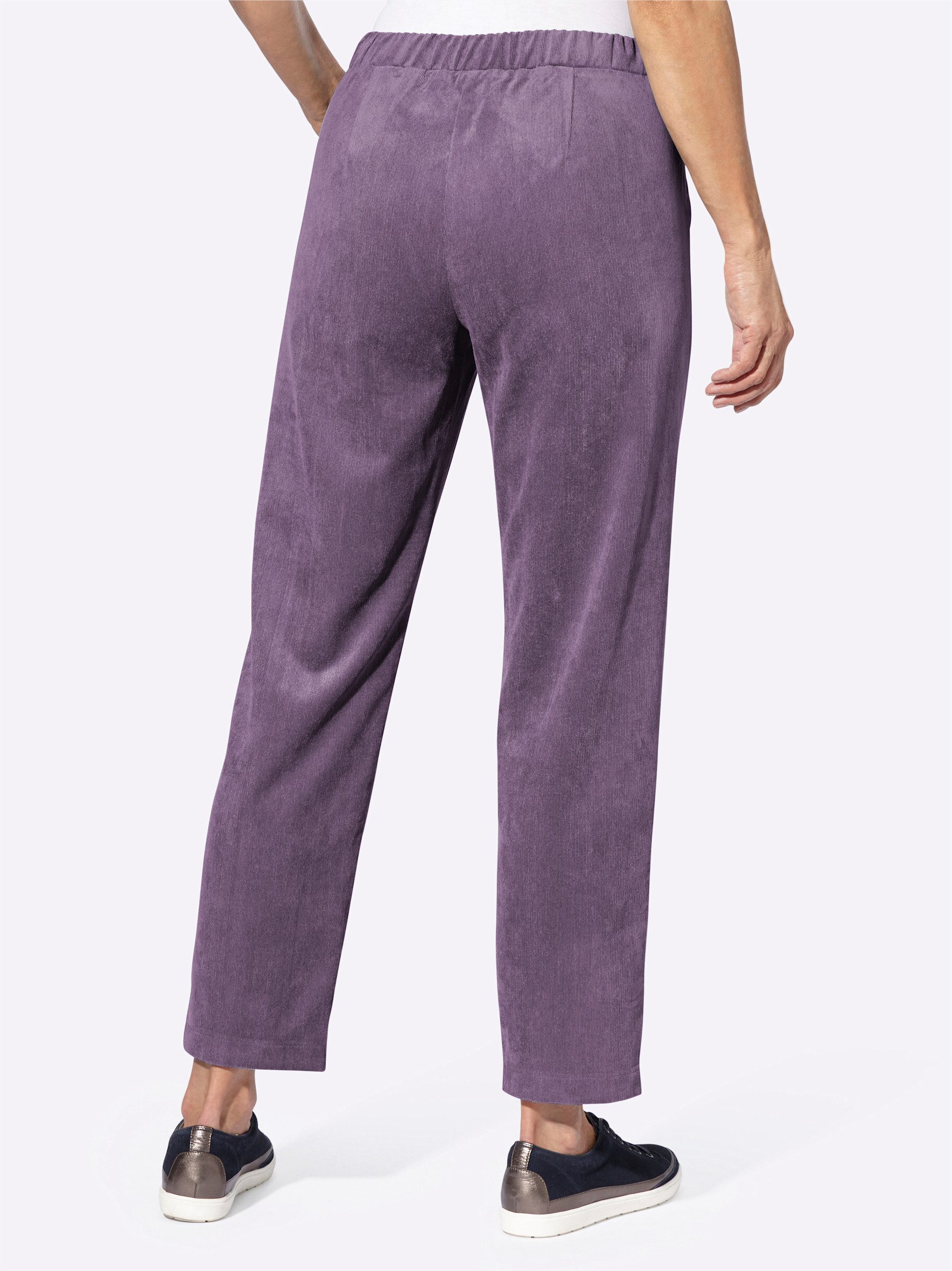 Sieh an! Jerseyhose Cord-Hose komfortabel