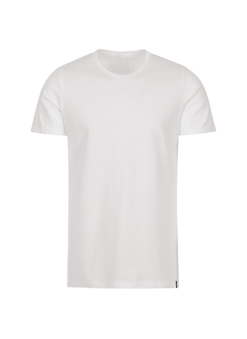 Trigema T-Shirt TRIGEMA T-Shirt aus Baumwolle/Elasthan (1-tlg)