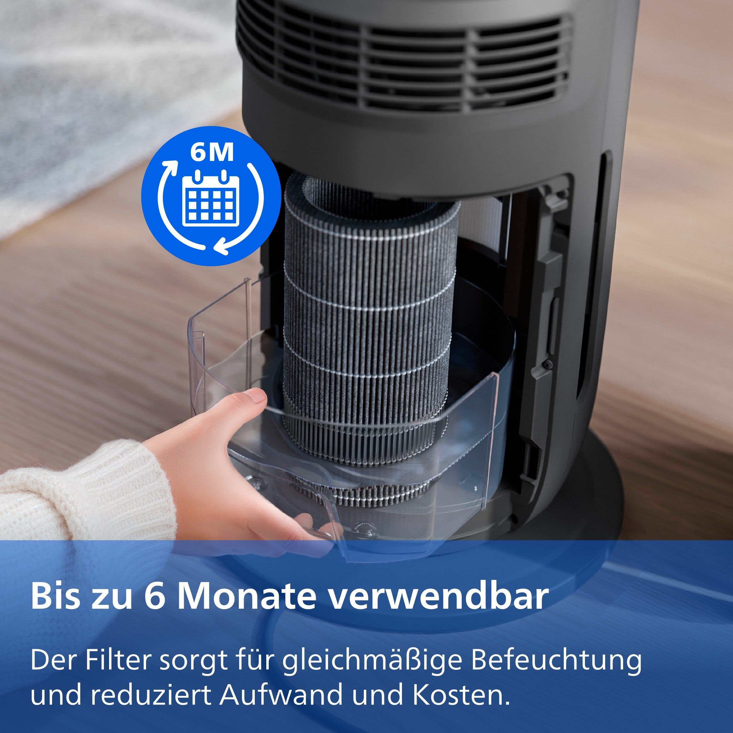 Philips Befeuchtungselement FYM971/00 AirPerformer 9000 Series, Zubehör für Philips AirPerformer 9000 Series AMF970 – Bild 3 von 5