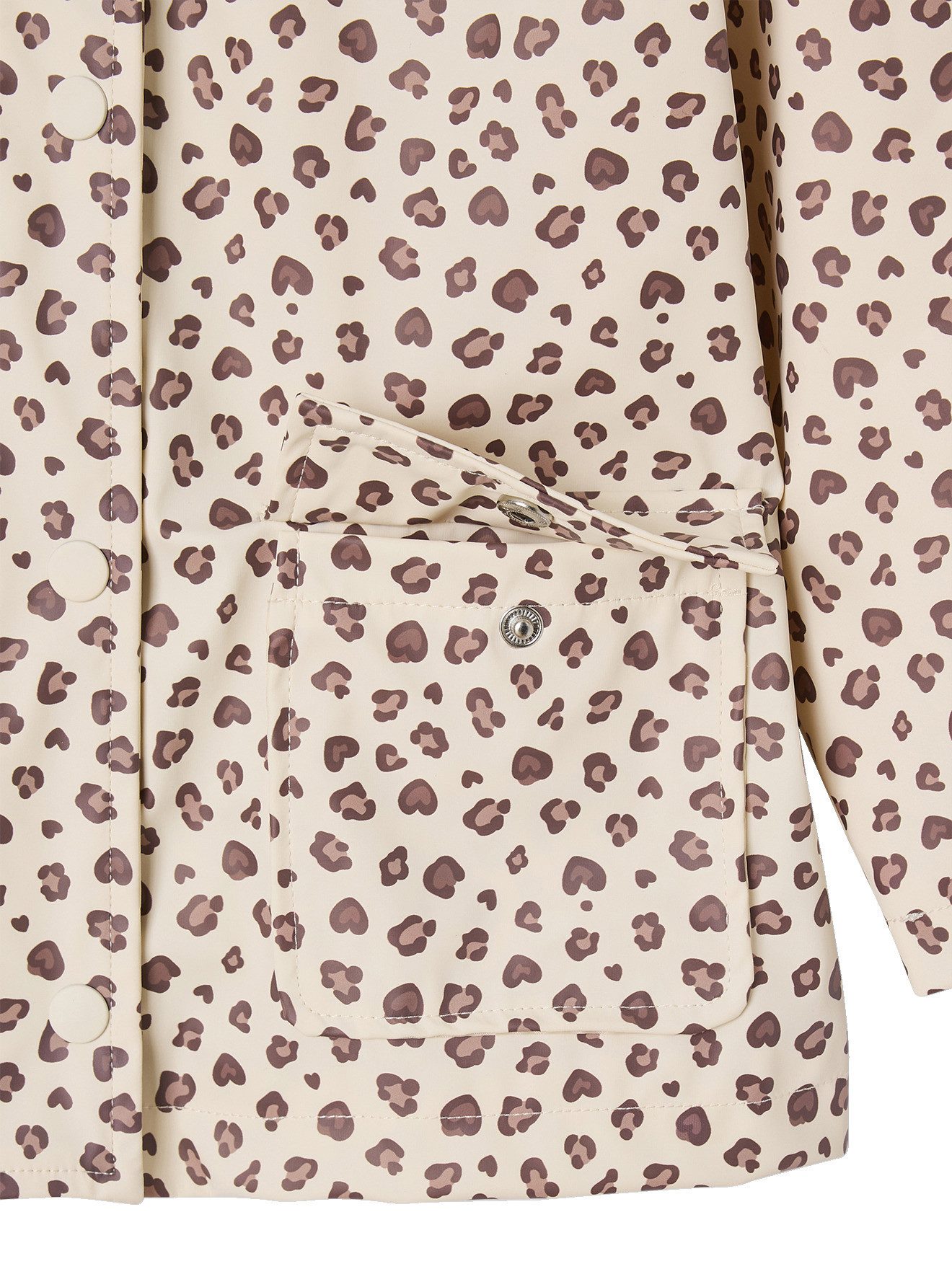 vertbaudet Regenjacke Mädchen Regenjacke mit Kapuze und Print