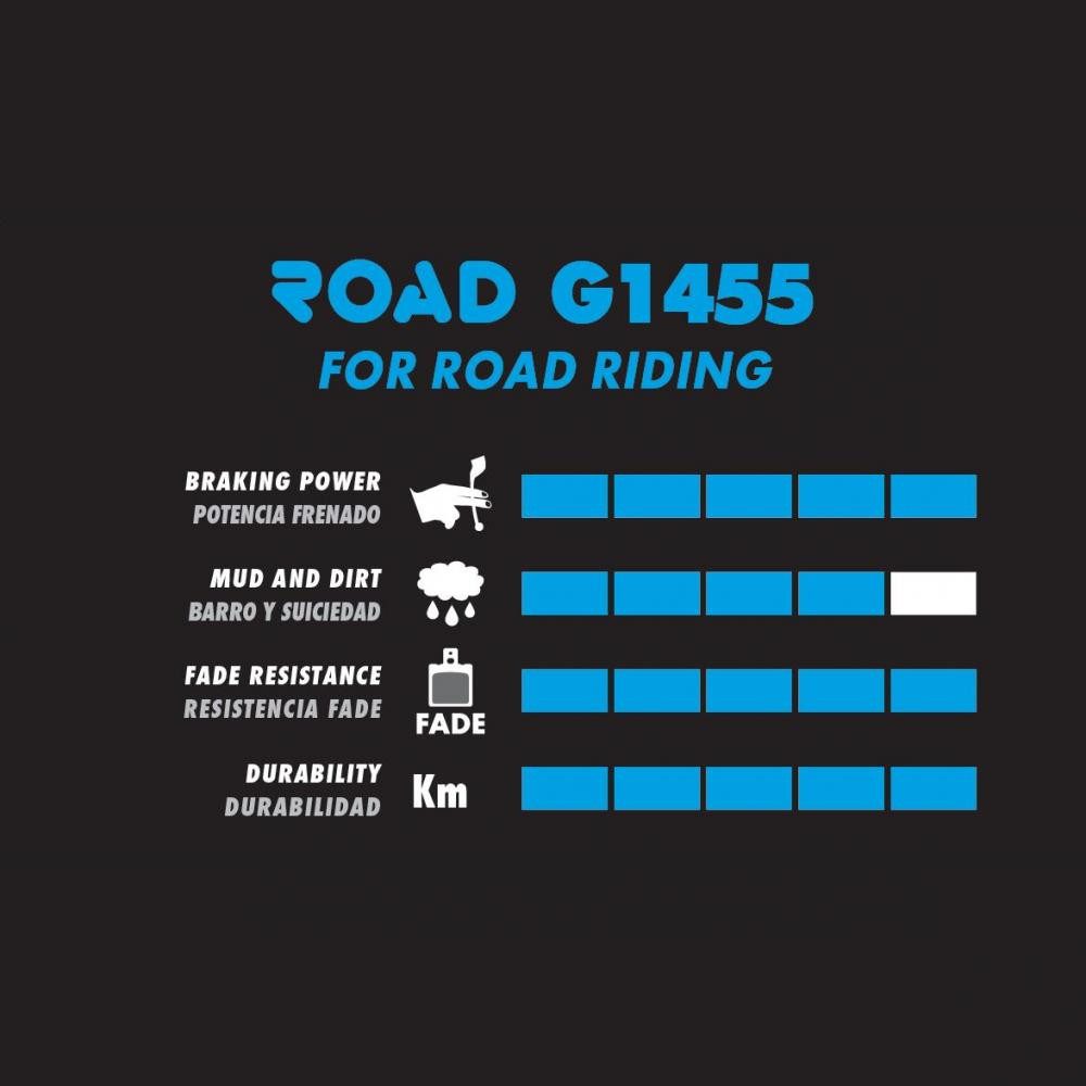 Galfer Scheibenbremse Galfer Discbeläge Road Sram Red 22, Level - Blau, 22 mm, Leistungsstar