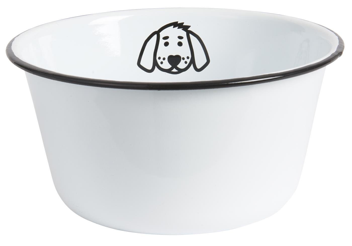 Futternapf Laursen Fressnapf Hund 0444-11 Emaille 17cm Klein Futternapf Wassernap