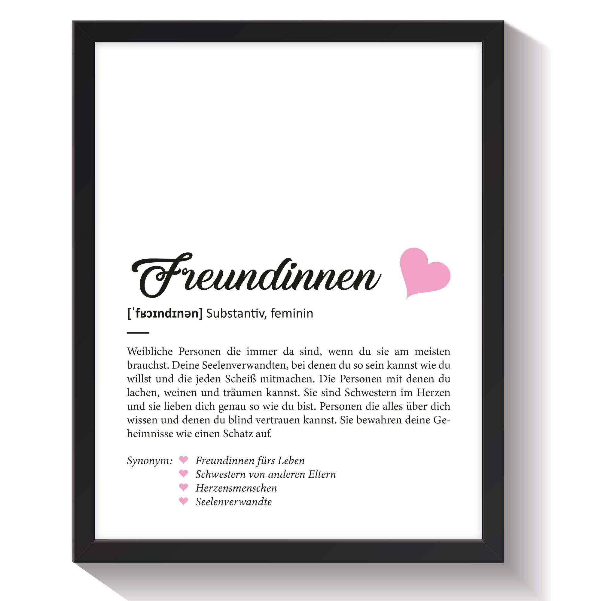 GRAVURZEILE Poster Definition Poster, Kunstdrucke auf günstig online kaufen
