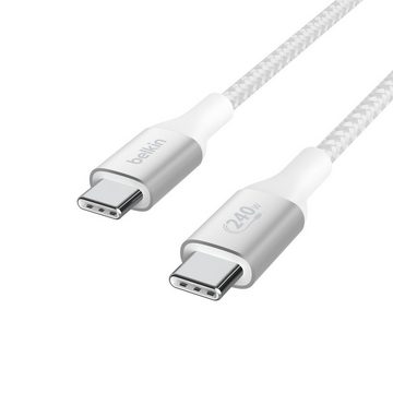 Belkin BOOST CHARGE 240W USB-C auf USB-C Kabel, 2m USB-Kabel, USB Typ C, (200 cm)