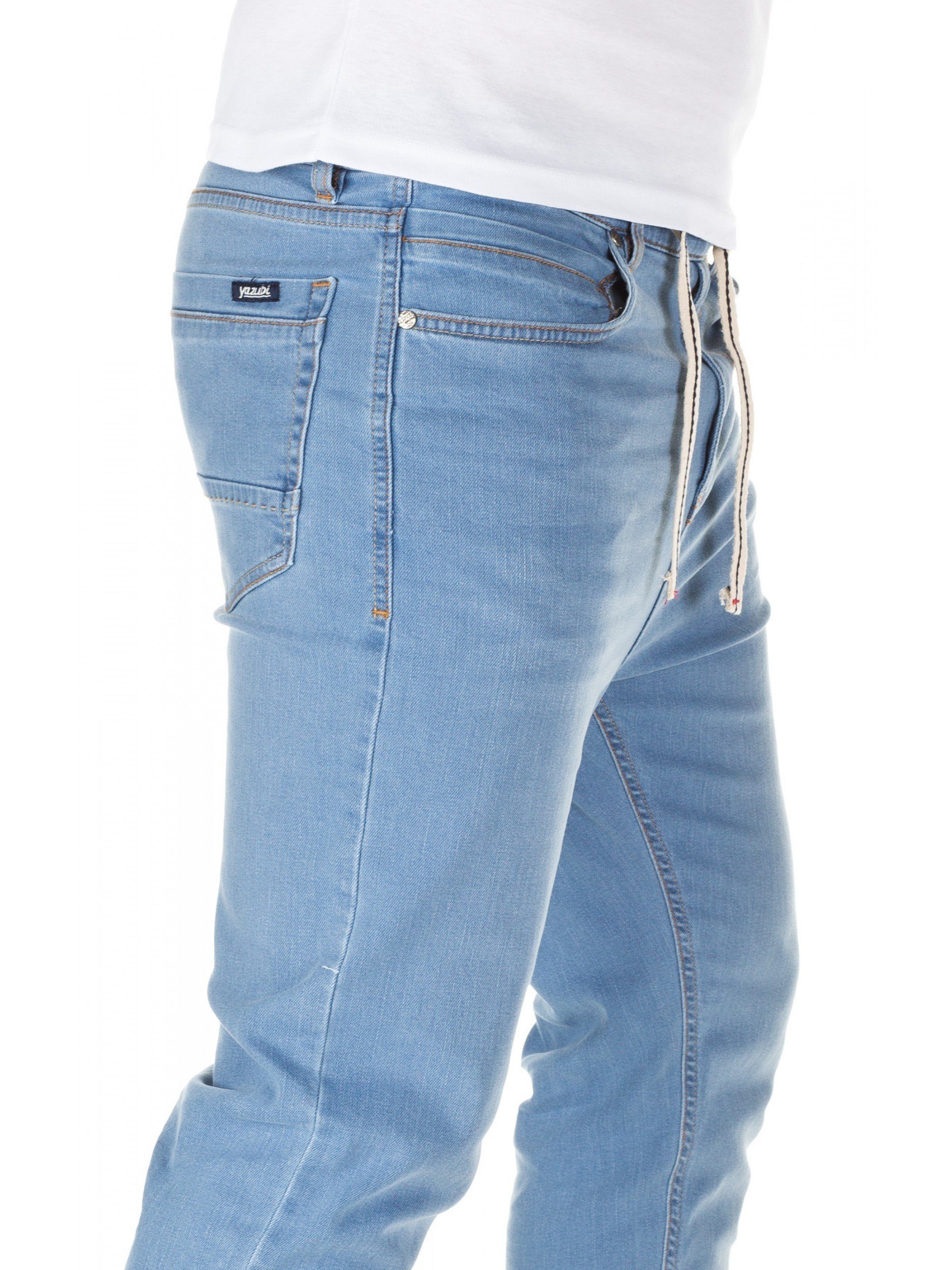 Yazubi Blau (light Sweatpants-Look Ash Straight-Jeans in Jeans (30032)) blue