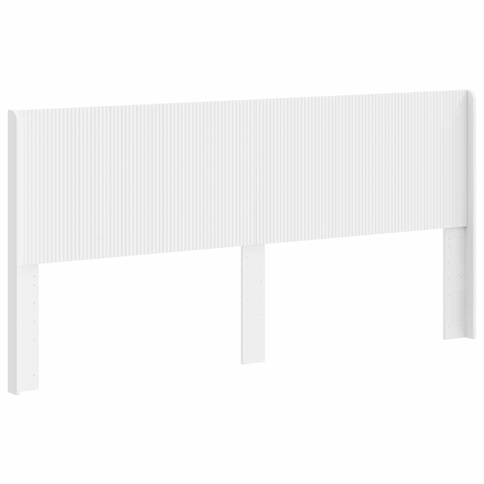 vidaXL Bett Kopfteil Weiß Holzwerkstoff (1-tlg)