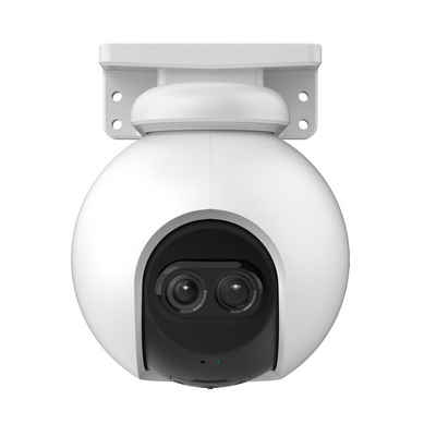 EZVIZ »C8PF Full HD WLAN mit Dual-Objektiven und Schwenk- und Neigefunktion« Überwachungskamera (Außenbereich, Innenbereich, 8× gemischter Zoom, 360°-Panoramaabdeckung, Zwei-Wege-Audio, IR-Nachtsicht (bis zu 30 m), Wetterfestes Design, Personenerkennung)