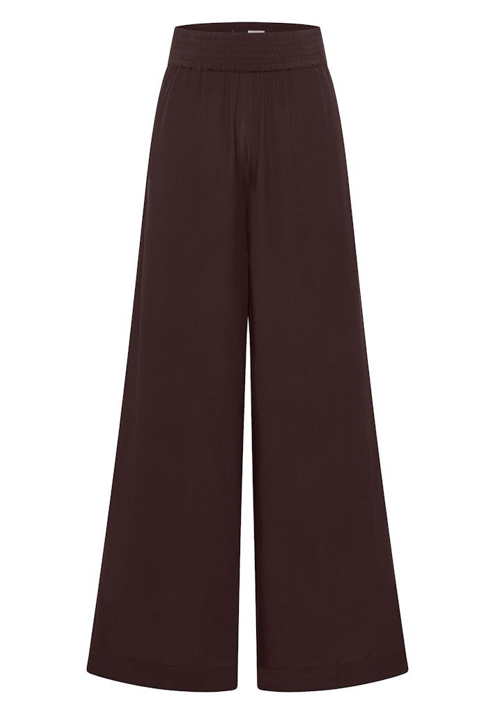 CECIL 3/4-Hose Cecil / Da.Casual-Hose / EOS_Wide Leg Crepe Viscose Sol