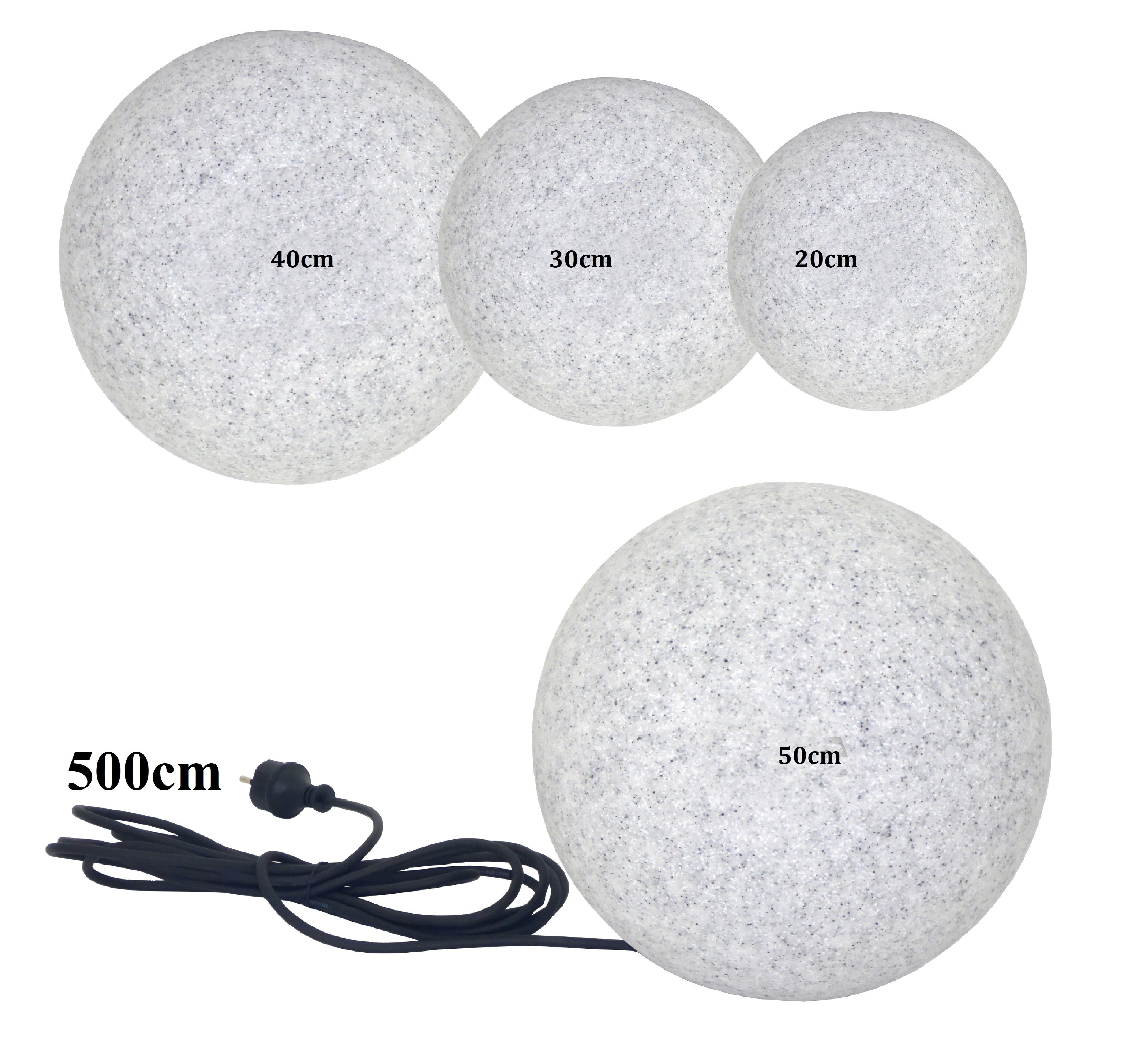 TRANGO Gartenleuchte, 4er Set Kugellampe 234500G günstig online kaufen