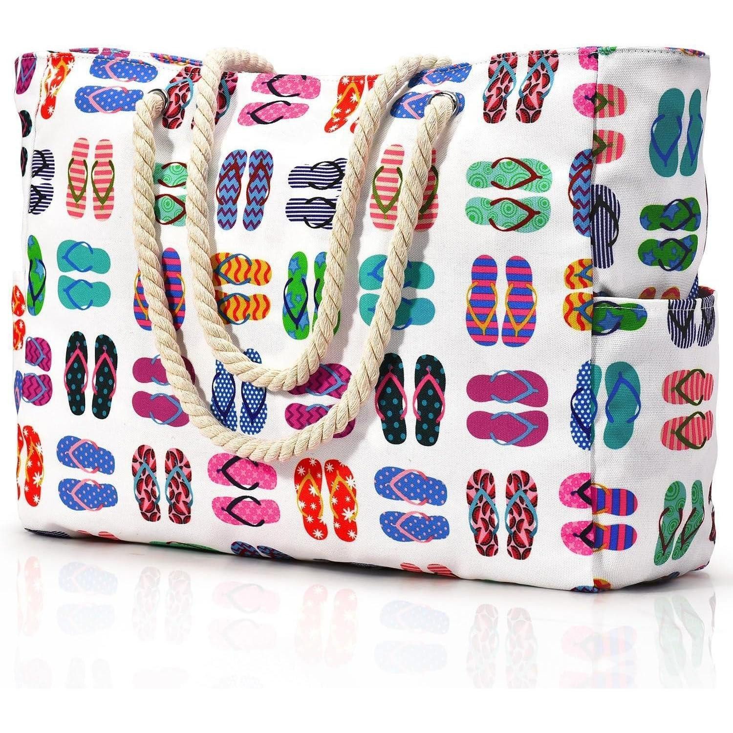 LuxusKollektion Strandtasche Strandtasche Damen Shopper Badetasche Wasserdi günstig online kaufen