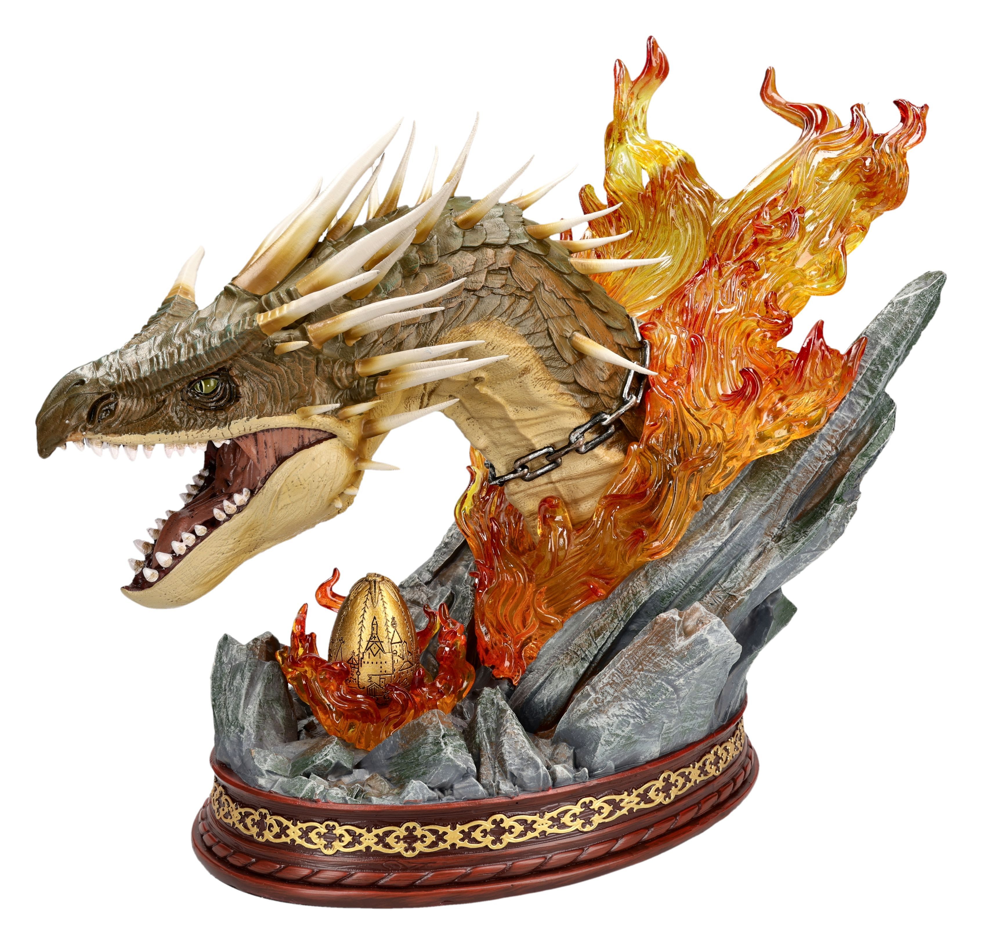 Figuren Shop GmbH Dekofigur Harry Potter Büste – Ungarischer Horntail Drache Statue 29 cm Deko